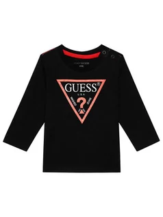 Bluzy dla chłopców - Guess Bluzka N84I24 K8HM0 Czarny Regular Fit - grafika 1