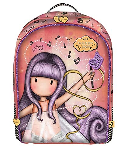 Safta Gorjuss Little Dancer, łosoś, 320x450x135 mm, Plecak 572A