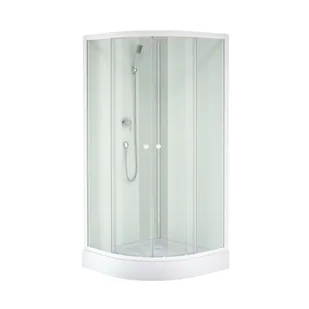 Kabina prysznicowa 80 x 80 cm Smart White Ckr 5905481580117 - Kabiny prysznicowe - miniaturka - grafika 1