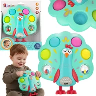 Zabawki sensoryczne - Bam Bam Zabawka sensoryczna PAW, POP IT dla dzieci, kolorowa zabawka edukacyjna 18m+ - miniaturka - grafika 1