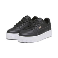 Buty dla dziewczynek - Młodzieżowe sneakersy Carina Street PUMA Black Rose Gold White Metallic - miniaturka - grafika 1