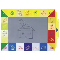 Goki Duży znikopis dla małego artysty - zabawki dla dzieci - 58999 - Tablice dla dzieci - miniaturka - grafika 1