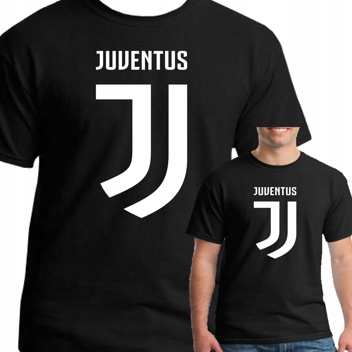 KOSZULKA JUVENTUS TURYN PREZENT M 0248 CZARNA