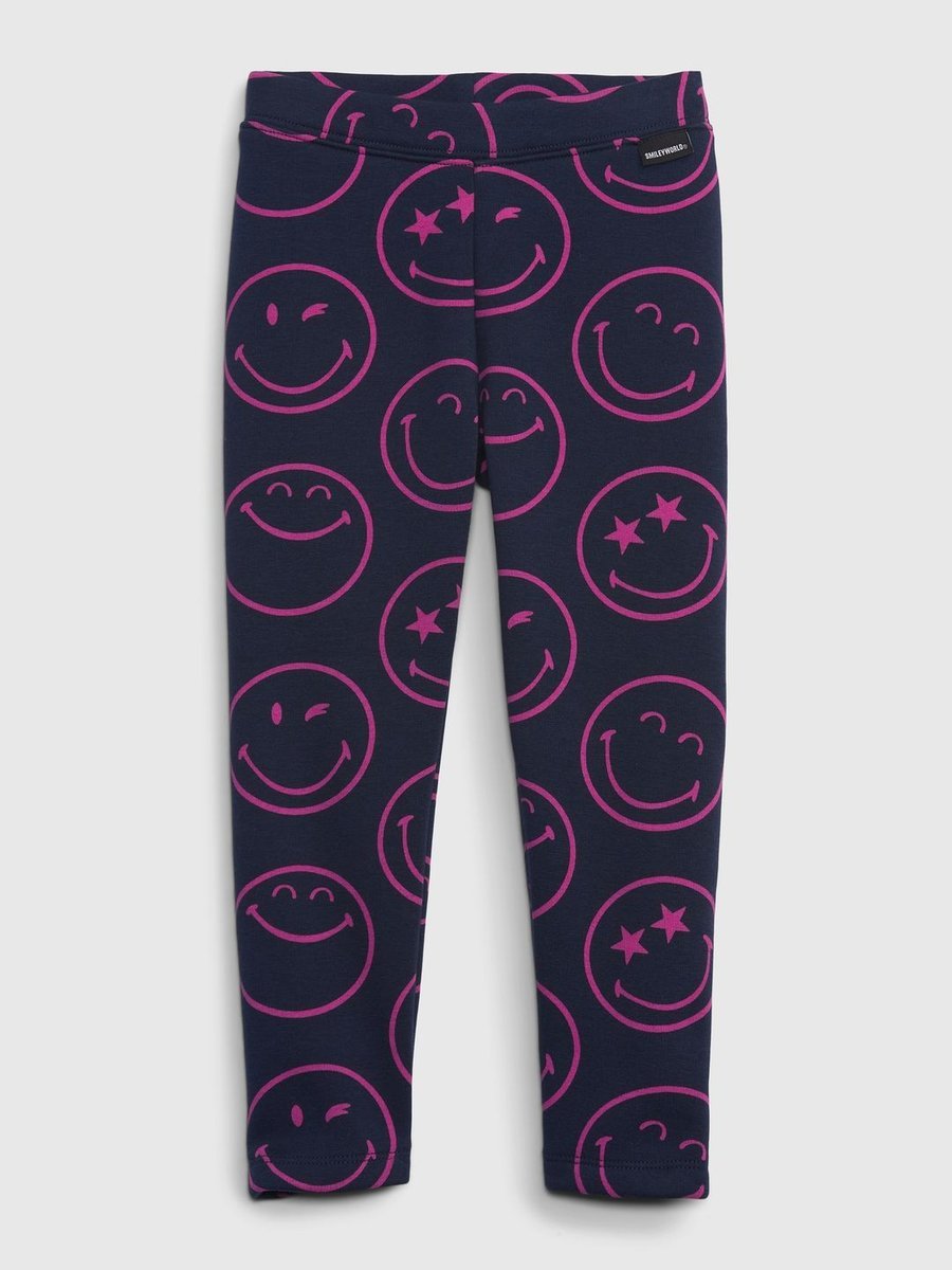 LEGGINSY DZIECIĘCE Baby legginsy GAP SmileyWorld 4LATA