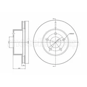 Szczęki hamulcowe - METELLI Tarcza hamulcowa 23-1051C - miniaturka - grafika 1
