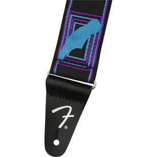 Fender Neon Monogrammed Strap Blue and Purple 2&quot; - Inne akcesoria gitarowe - miniaturka - grafika 2