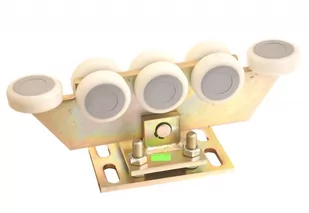 Wózek 8-rolkowy 80x80x5 tworzywo wahliwy - Akcesoria do bram - miniaturka - grafika 1