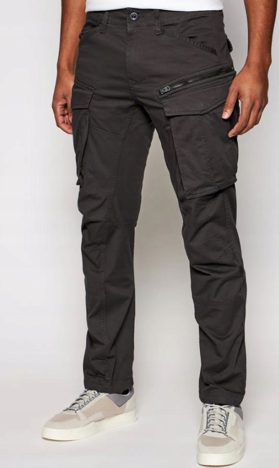 G-STAR RAW SPODNIE MĘSKIE SZARE BOJÓWKI 35/36 16FA