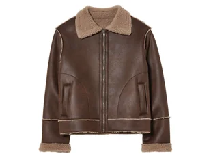 pepperts!® Kurtka dziecięca w stylu ramoneski, z kożuszkiem (140, Brązowy) - Kurtki i płaszcze dla chłopców - miniaturka - grafika 1