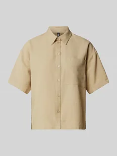 Bluzka koszulowa z kieszenią na piersi model ‘MILANO’ - Koszule damskie - miniaturka - grafika 1