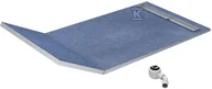 Odpływy liniowe - Płyta spadkowa z odpływem liniowym Stabilsound Plus "Subplate" 130+50x90x5/12,5 cm, prostokątny z maskownicą do zabudowy płytkami - miniaturka - grafika 1