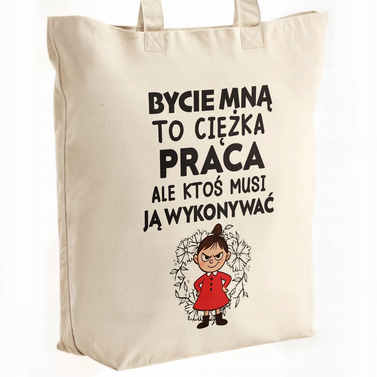 Torba bawełniana premium Dzień Kobiet Prezent Zabawny Upominek