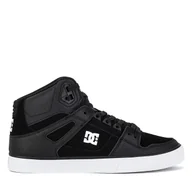 Sneakersy męskie - Sneakersy DC PURE HIGH-TOP WC ADYS400043-BLW Czarny - miniaturka - grafika 1