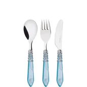 Sztućce dla dzieci - Melodia - zestaw sztućców dla dziecka - niebieski 07-S60237M - miniaturka - grafika 1