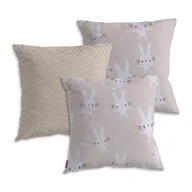 Poszewki na poduszki - Dekoria Poszewki 3-pack Apanona 07 43 x 43 T-000-245 - miniaturka - grafika 1