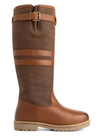 Botki damskie - TRAVELIN' Skórzane kozaki "Frederikstad" w kolorze jasnobrązowym - miniaturka - grafika 1