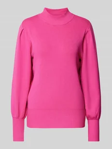 Sweter z dzianiny z golfem model ‘FONNY’ - Swetry damskie - miniaturka - grafika 1