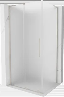 Mexen Velar L kabina prysznicowa rozsuwana 120x75 cm, szron, nikiel szczotkowany - 871-120-075-33-97 - Kabiny prysznicowe - miniaturka - grafika 1