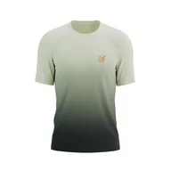 Koszulki sportowe męskie - COMPRESSPORT Koszulka biegowa PERFORMANCE SS T-SHIRT sugar/black - miniaturka - grafika 1