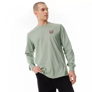 Męski longsleeve basic Prosto Triz - zielony - PROSTO - Koszulki sportowe męskie - miniaturka - grafika 1