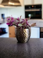 Donice - Kody rose gold metalowa osłonka na doniczkę 21×16 cm - miniaturka - grafika 1