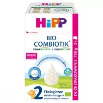 Hipp Combiotik 2 Mleko następne dla niemowląt po 6. miesiącu 750 g Bio - Mleko modyfikowane - miniaturka - grafika 1