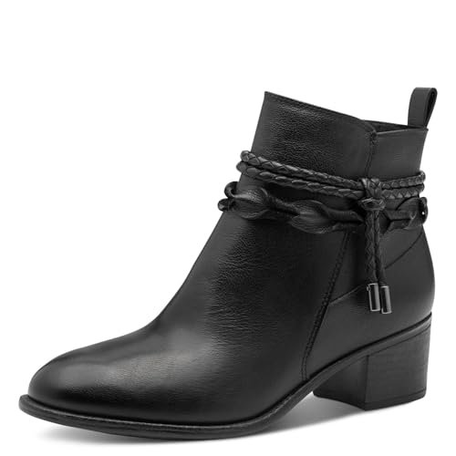 Marco Tozzi Damskie 2-25350-45 modne kozaki, czarne, 40 EU, czarny, 40 EU