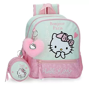 Hello Kitty Paris Plecak dziecięcy Różowy 23x25x10 cms Poliester 5.75L, Różowy, Mochila Preescolar, plecak przedszkolny - Plecaki szkolne i tornistry - miniaturka - grafika 1