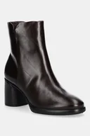 Botki damskie - Ecco botki Sculpted Lx 55 Boot damskie kolor brązowy na słupku 222613-01667 - miniaturka - grafika 1
