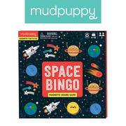 Gry planszowe - Mudpuppy, Podróżna magnetyczna gra planszowa bingo, W kosmosie - miniaturka - grafika 1