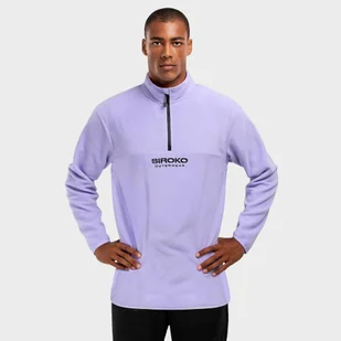 Bluza gruby polar Sporty zimowe SIROKO Aurora Lawenda Mężczyzna - Bluzy narciarskie - miniaturka - grafika 1