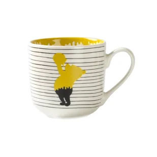 Kubek porcelanowy Kubuś Puchatek 455 ml paski DISNEY - Kubki - miniaturka - grafika 1
