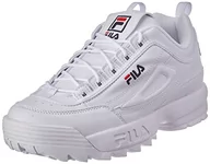 Sneakersy męskie - FILA Męskie sneakersy Disruptor, biały - biały - 46 EU - miniaturka - grafika 1