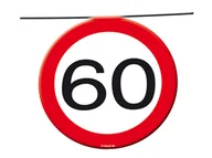 Urodziny dla dorosłych - FOL Baner flagi Znak zakazu 60tka - 12 m - 1 szt. F05185 - miniaturka - grafika 1