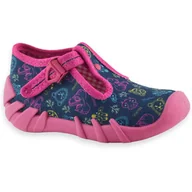 Buty dla dziewczynek - Kapcie do żłobka dla dziewczynki do przedszkola Befado 110N492 Speedy - miniaturka - grafika 1