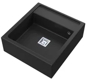 Zlewozmywaki - Granitan Zlewozmywak Granit Skandynawski Czarny Farmerski - miniaturka - grafika 1