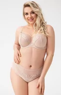 Majtki damskie - K497/1 Paradise klasyczne figi damskie, Kolor beżowy, Rozmiar 2XL, Gorsenia - Primodo.com - miniaturka - grafika 1