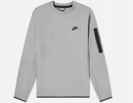 Bluzy męskie - Bluza Sportowa Męska Szara Nike Tech Fleece CU4505-063 r. XXL - miniaturka - grafika 1