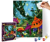 Malowanie po numerach - Schipper Malen nach Zahlen - Verzauberte Pilze - miniaturka - grafika 1