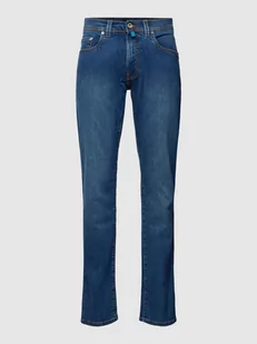 Jeansy o kroju tapered fit z 5 kieszeniami model ‘Lyon’ - Spodnie męskie - miniaturka - grafika 1