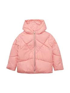 TOM TAILOR Dziewczęta Dziecięca kurtka zimowa z kapturem 1033337, 15121 - Peach Pink, 116-122 - Kurtki i płaszcze dla dziewczynek - miniaturka - grafika 1