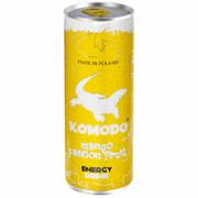 Napoje energetyczne i izotoniczne - Komodo Napój energetyczny Mango-Marakuja 250 ml - miniaturka - grafika 1