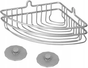 Metaltex Regał narożny Regał Easy Fix Artic 402708141 - Półki łazienkowe - miniaturka - grafika 1