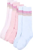 Skarpetki dla dzieci - vidaXL Skarpetki dziecięce, 5 par, w paski, 23-26 - miniaturka - grafika 1