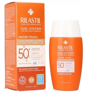 Krem przeciwsłoneczny Rilastil Sun System Water Touch Colour SPF50+ 50 ml (8055510240615) - Balsamy i kremy do opalania - miniaturka - grafika 1
