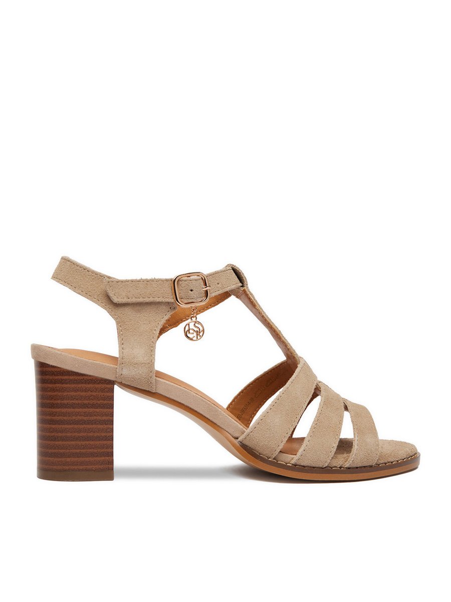 Lasocki Sandały Damskie Beżowy Lasocki-CEO-25F531-4 TAUPE