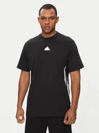 Koszulki męskie - adidas T-Shirt Future Icons 3-Stripes IR9166 Czarny Loose Fit - miniaturka - grafika 1