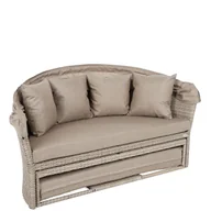 Sofy ogrodowe - Sofa ogrodowa z baldachimem Sydney Beige / Brown Melange - miniaturka - grafika 1