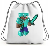 Worki na buty - PLECAK WOREK MINECRAFT SZKOLNY NA BUTY WF - miniaturka - grafika 1