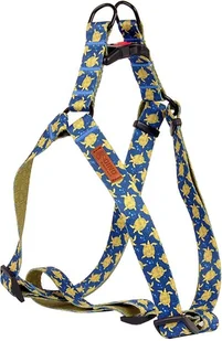 Dino DINO SZELKI TAŚMA REG. IVO 25mm ŻÓŁW dł. 60-90cm - Szelki dla psów - miniaturka - grafika 1